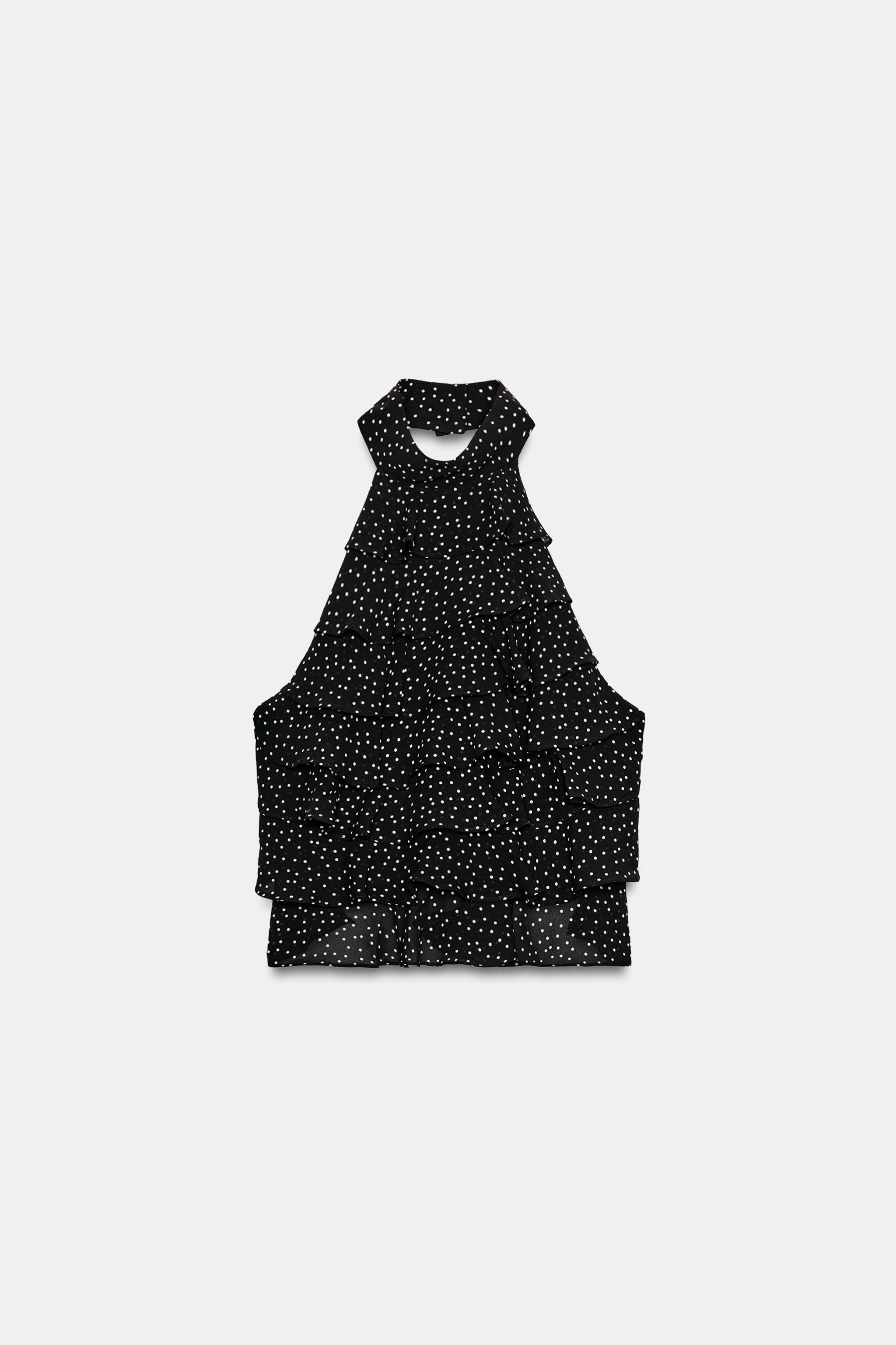 GEORGETTE HALTER TOP